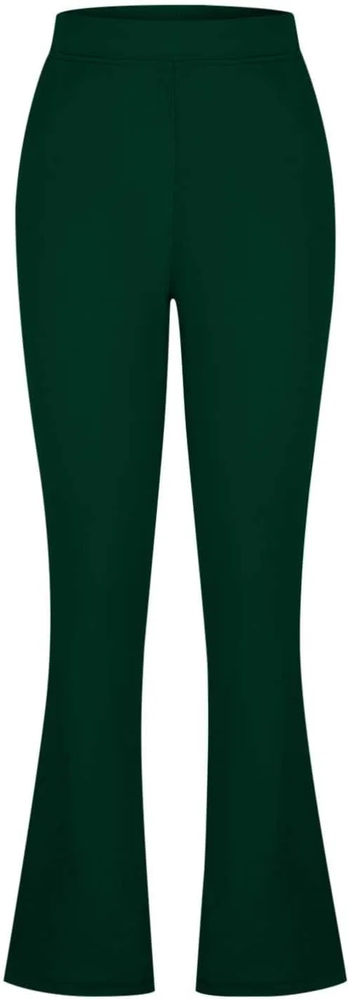 Женские брюки для йоги с высокой талией, прямые, army Green — фото 4