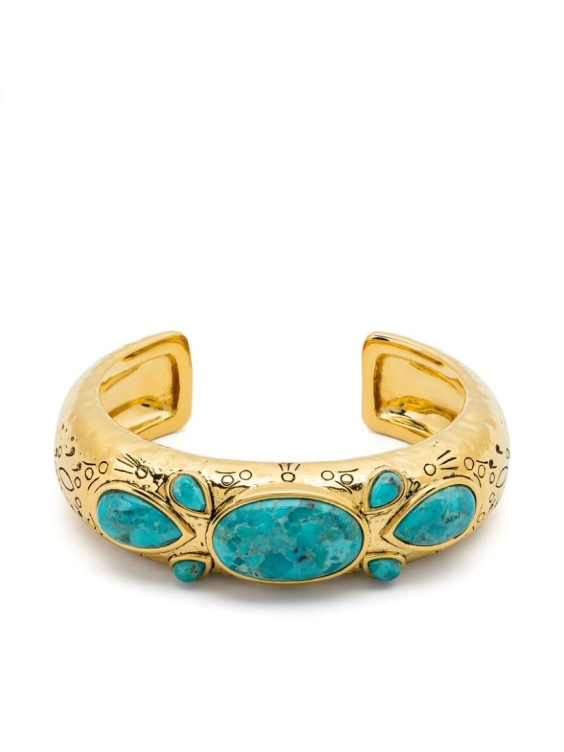 

Aurelie Bidermann браслет-кафф с декором, золотой