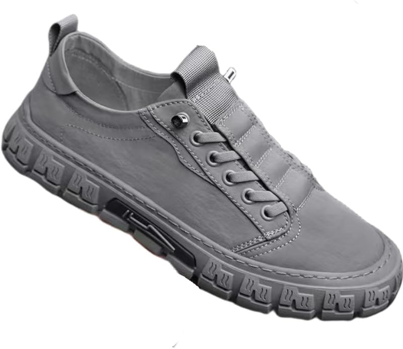 

Мужские повседневные спортивные кроссовки из парусины с мягкой противоскользящей подошвой, модные и прочные, подходят как для активного отдыха, так и для повседневной носки Clolinde, серый