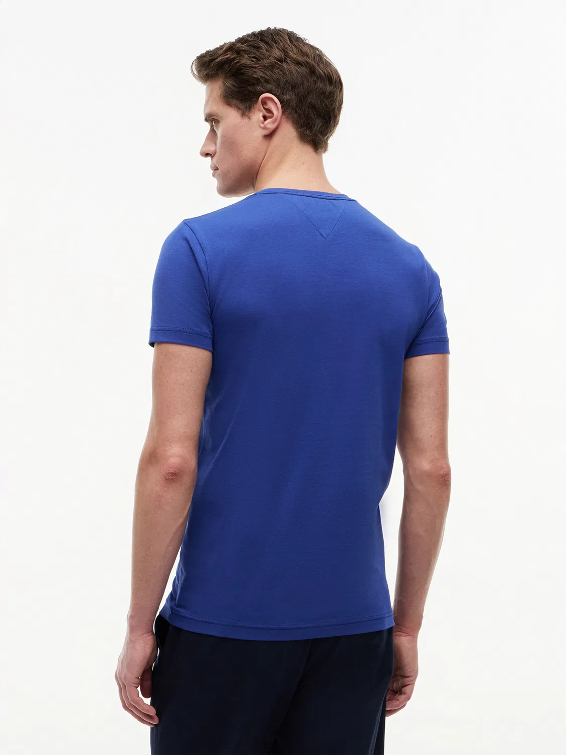 Slim fit Футболка Tommy Hilfiger, Navy — фото 4