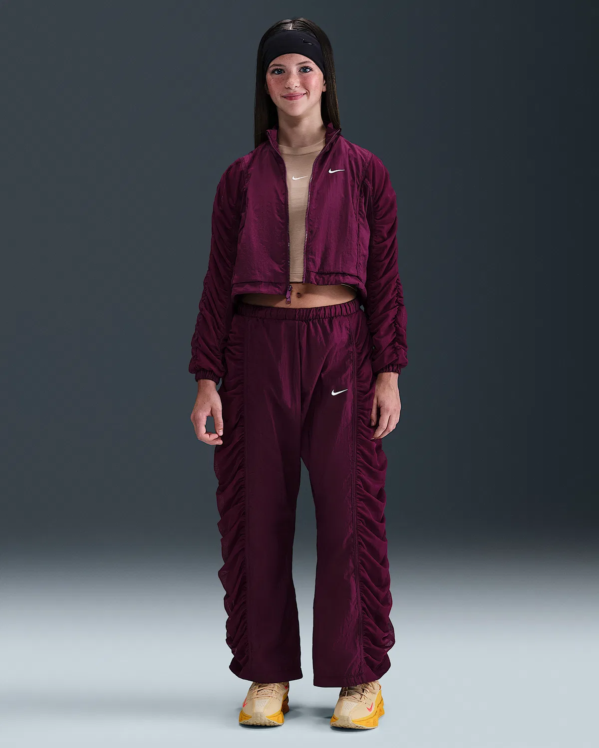 Детские спортивные штаны Nike Sportswear, Bordeaux/White