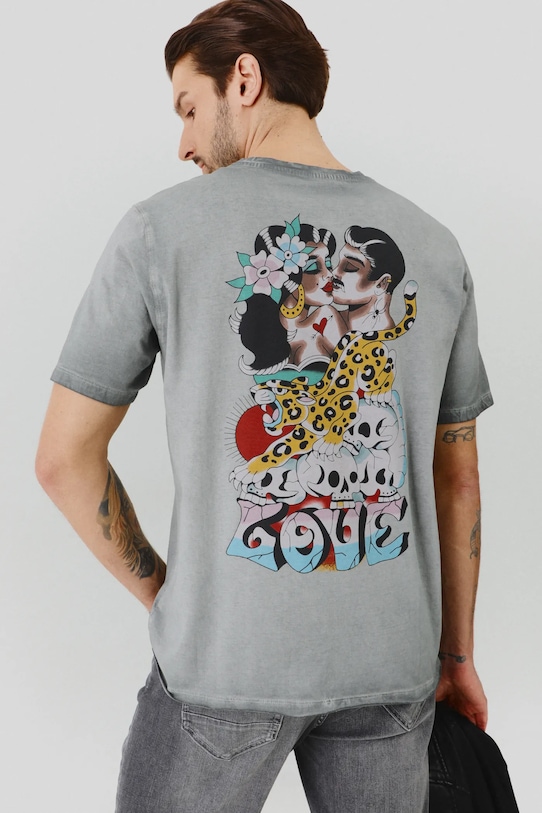 

Хлопковая футболка Medicine, серый