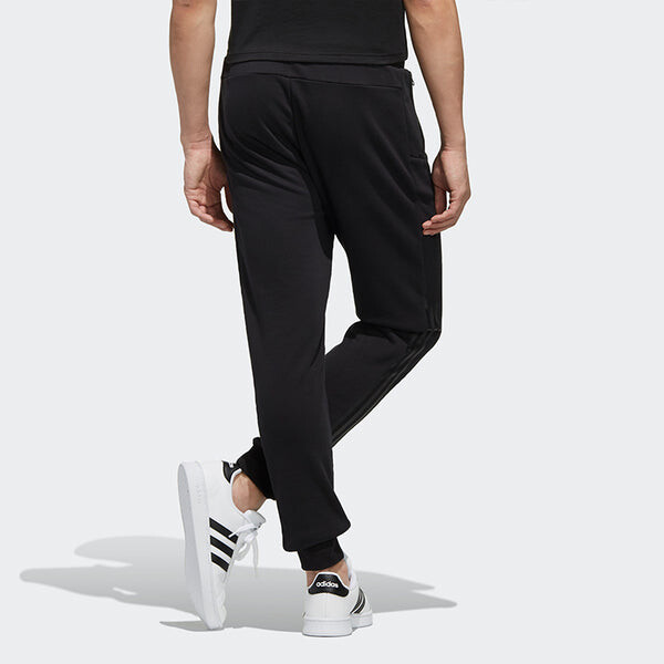 Спортивные штаны adidas neo M Fav 3s Tp Casual Sports Pants Black, черный — фото 4