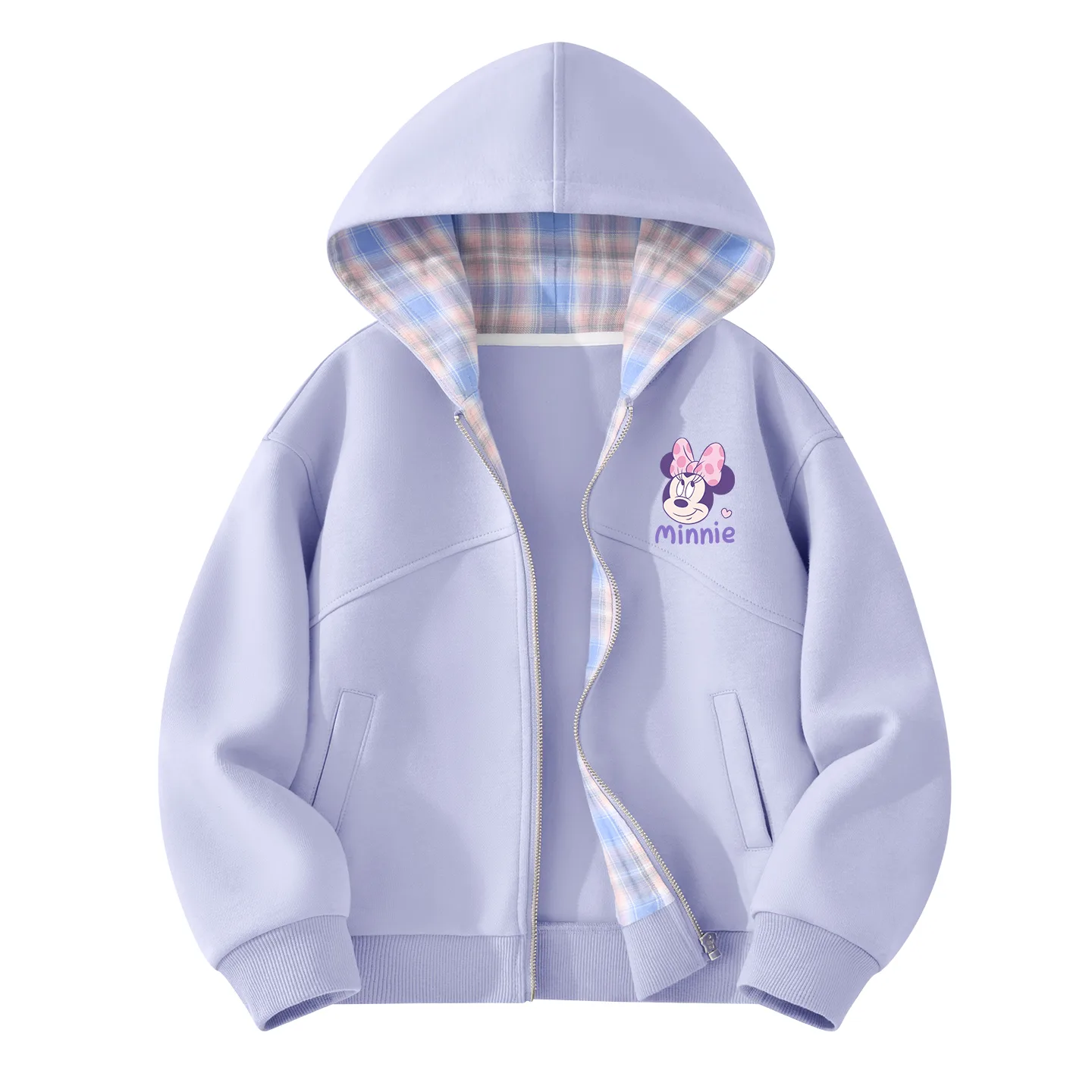 Детская толстовка с круглым вырезом Disney, Di Qiaopi Ni K Twilight Mountain Purple