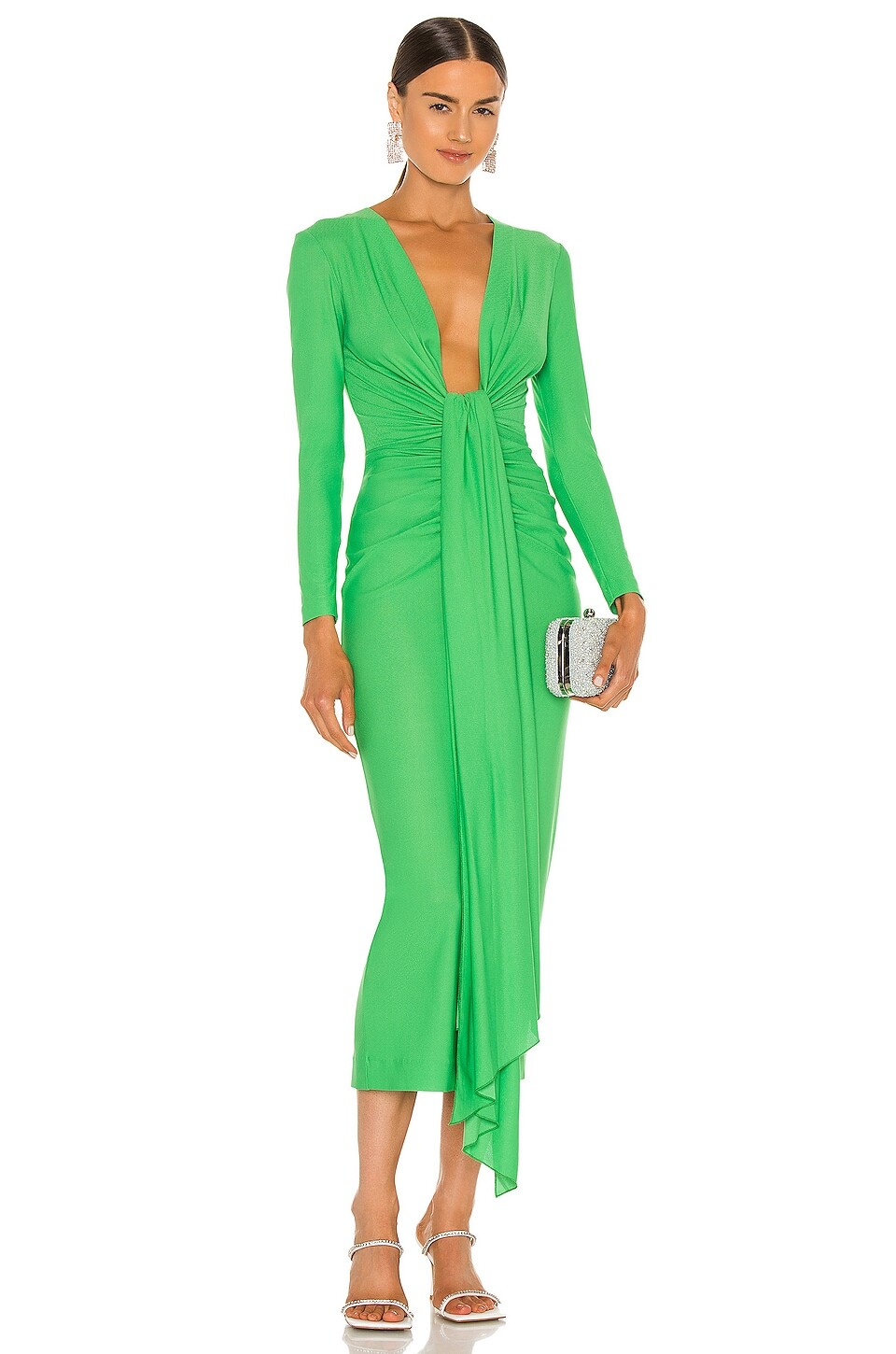 

Платье миди SOLACE London Lorena, цвет Bright Green