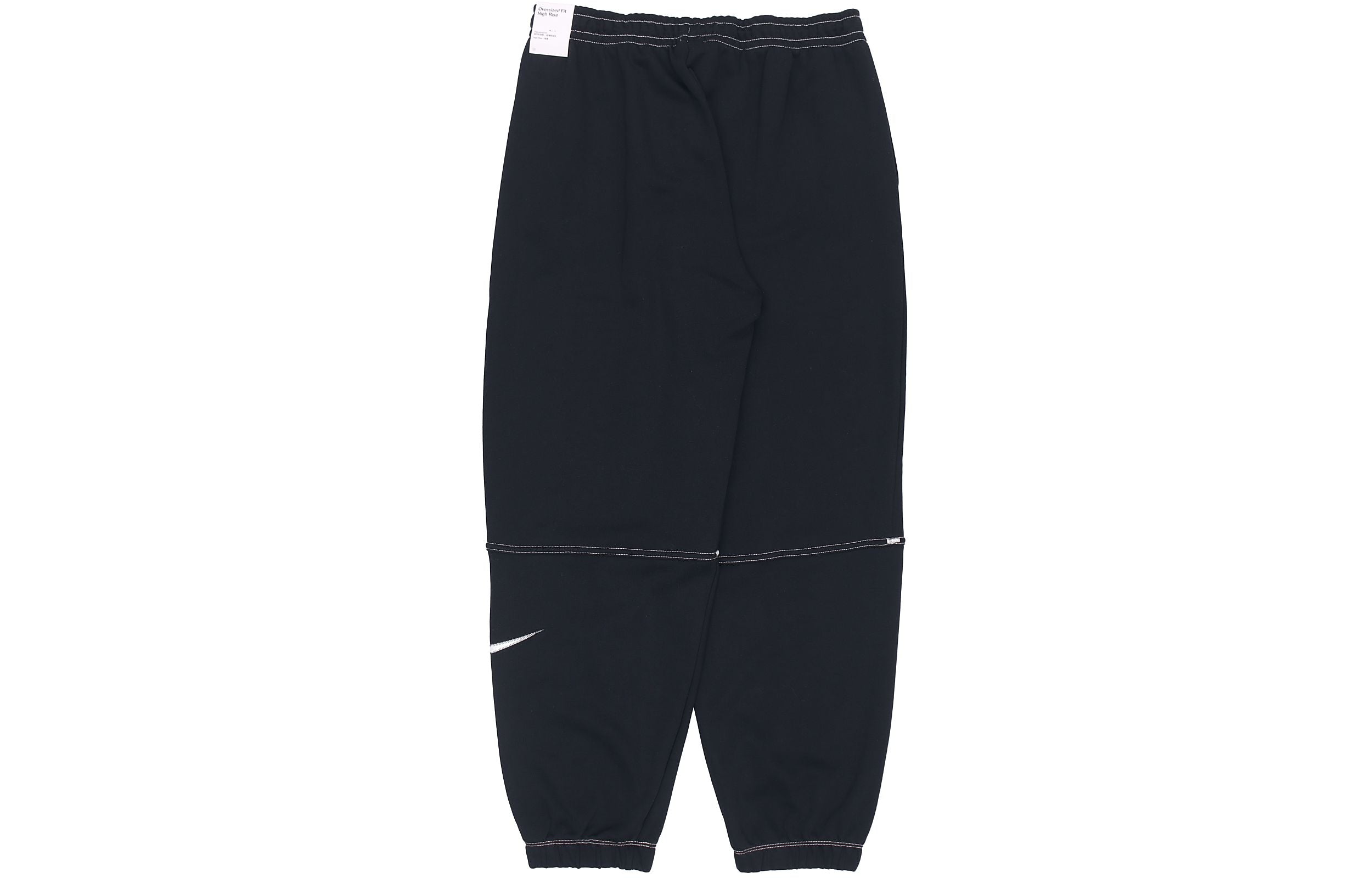Спортивные брюки (WMNS) Nike Logo Knit Bundle Feet Sports Pants/Trousers/Joggers Autumn Black DM6206-010 — фото 2