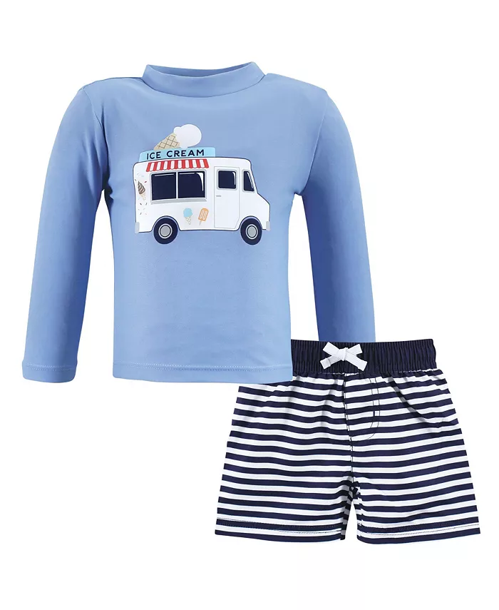 

Детский комплект для плавания Hudson, модель Ice Cream Truck, для мальчиков 9-12 месяцев Hudson Baby, синий