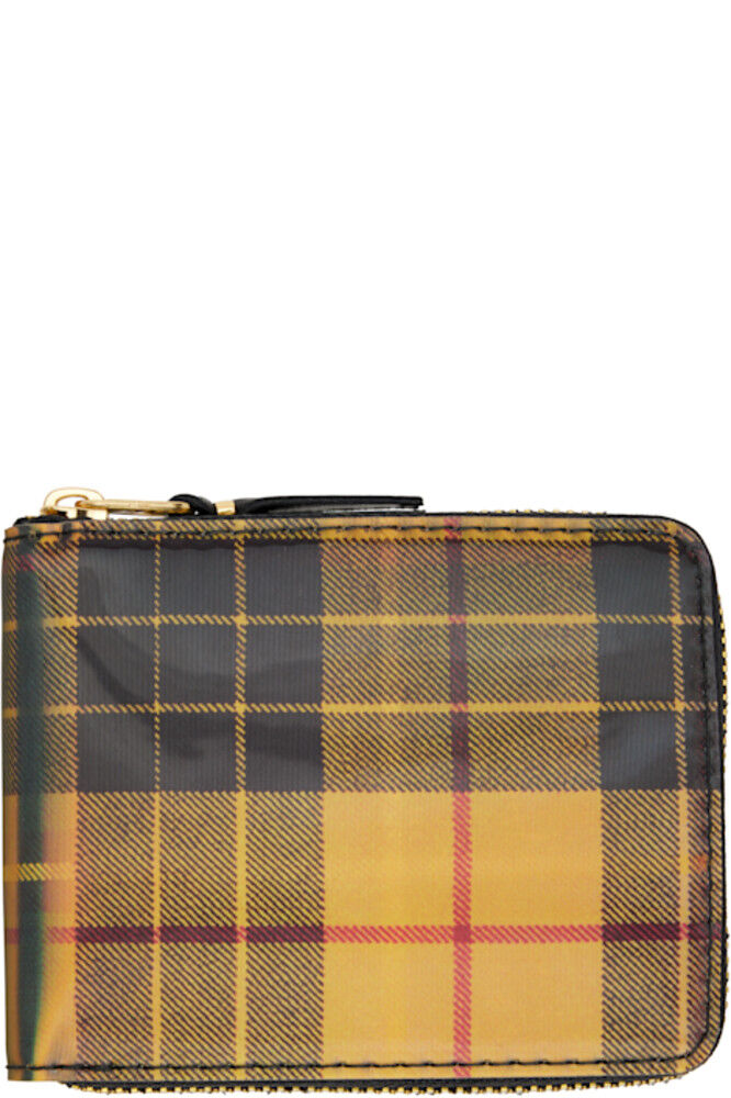 

Кошелек в клетку желто-зеленого цвета COMME des GARÇONS WALLETS