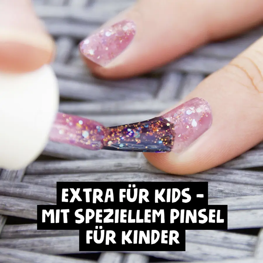 Лак для ногтей MINICO Peel-Off Nagellack 05 Glitzer Pink — фото 4