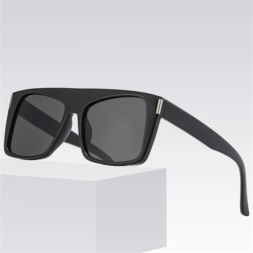 

Квадратные солнцезащитные очки для женщин, зеленые и черные, с защитой от УФ-излучения UV400, мужские солнцезащитные очки в стиле панк с заклепками DSVIGF, Green Black