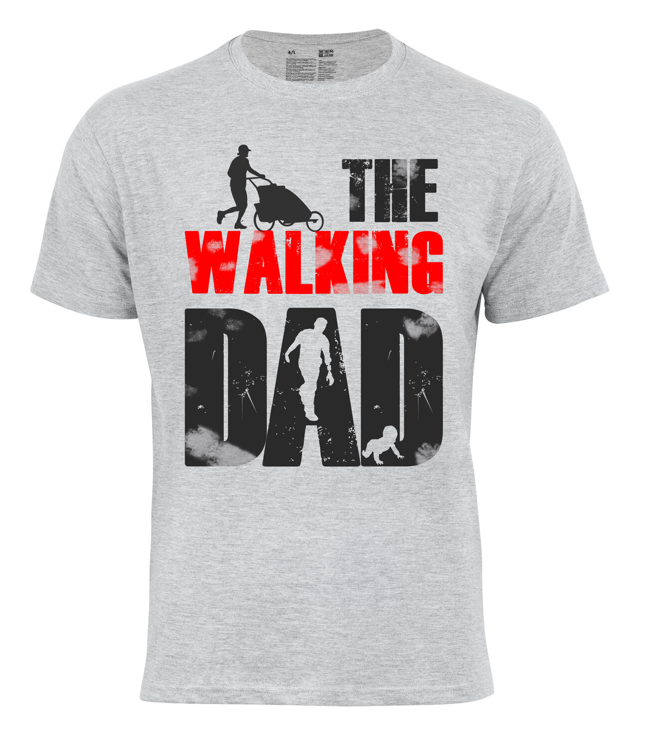 

Футболка Cotton Prime Fun THE WALKING DAD, серый