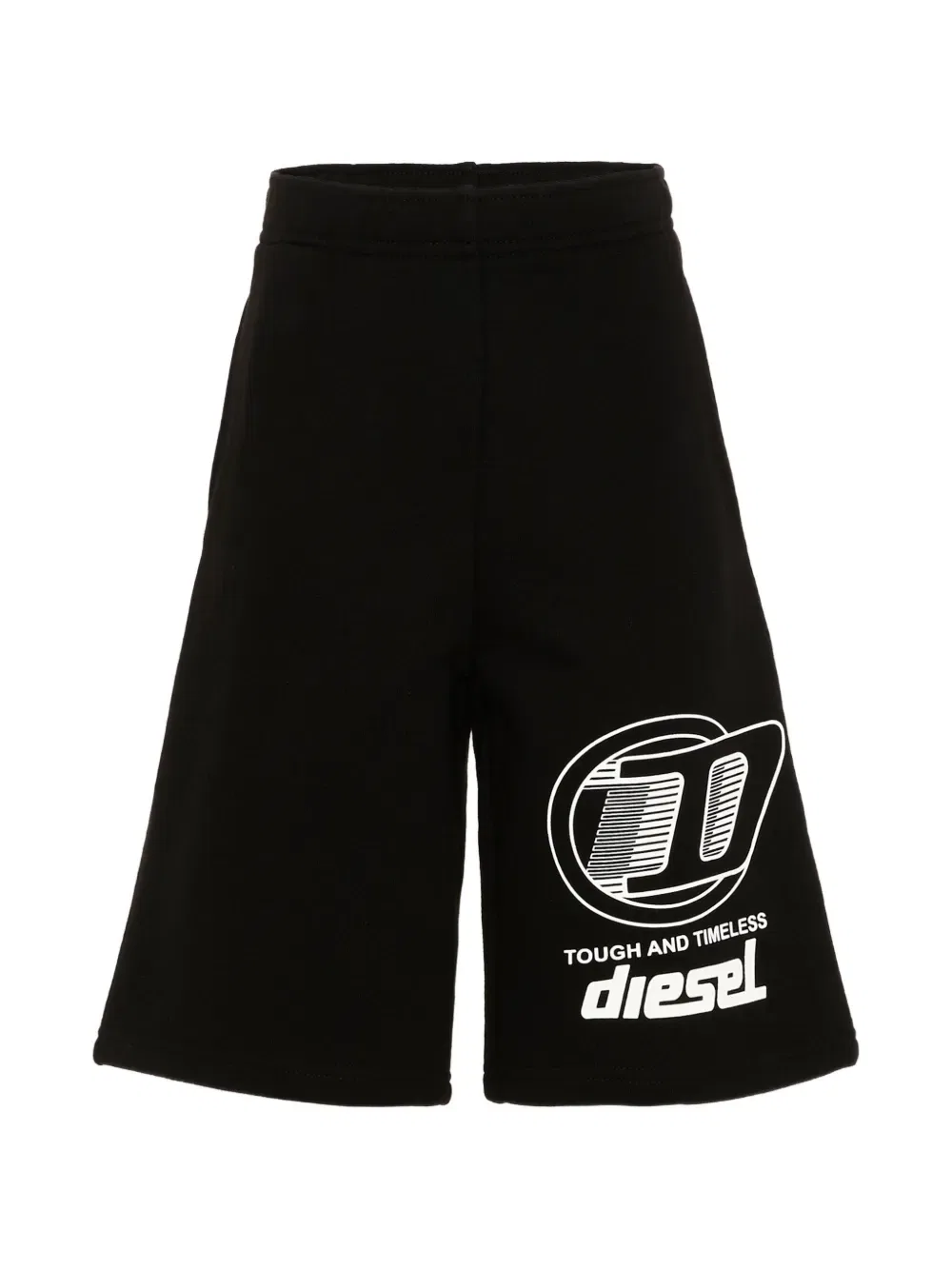 Футбольные шорты с логотипом Diesel Kids, черный
