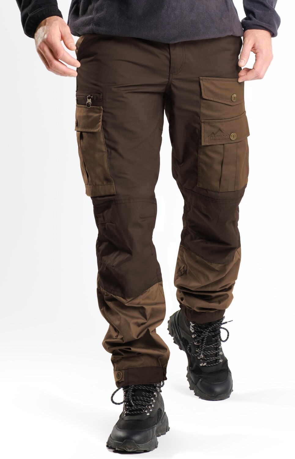 

Брюки Normani Outdoor Sports Herren Wanderhose Outdoorhose, цвет Walnuss/Braun