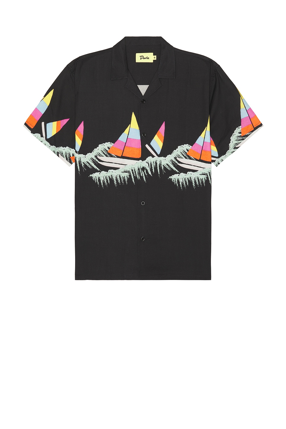 

Рубашка на пуговицах для парусного спорта Duvin Design, black