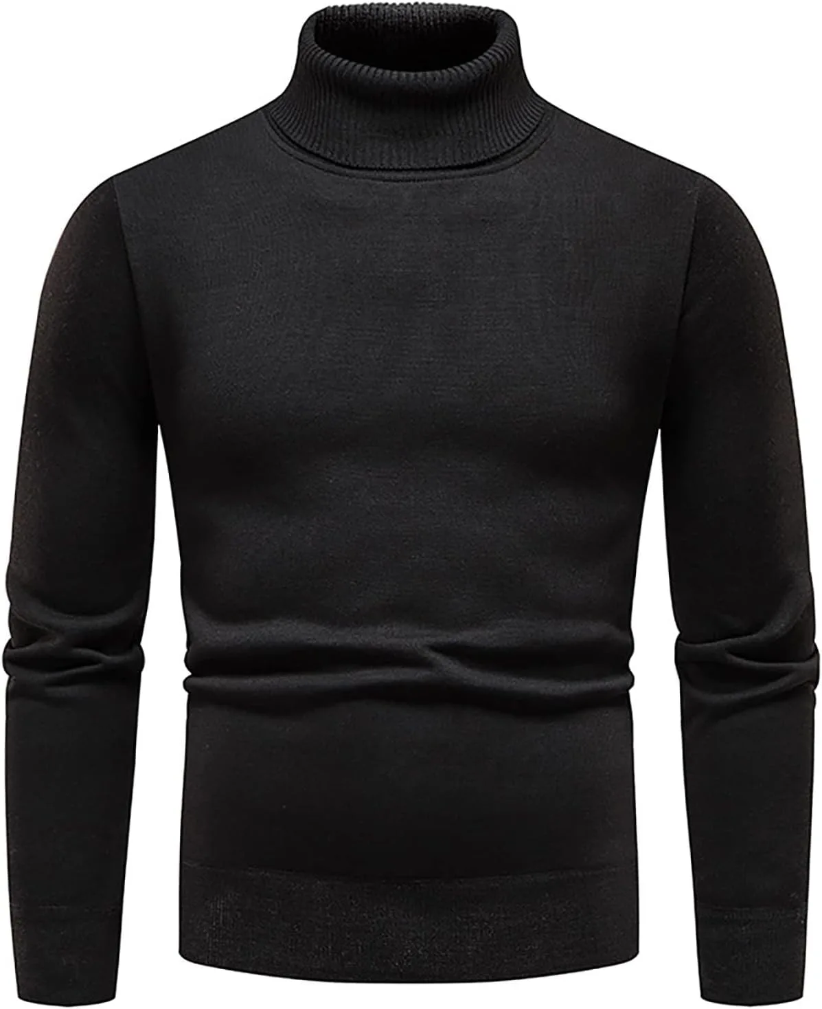 Мужской свитер-водолазка Basic Slim Fit — фото 2