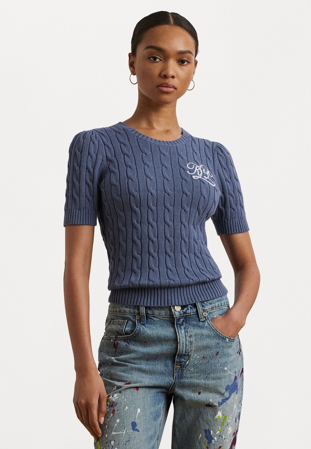 

Базовая футболка TARJYLL SHORT SLEEVE Lauren Ralph Lauren, синий