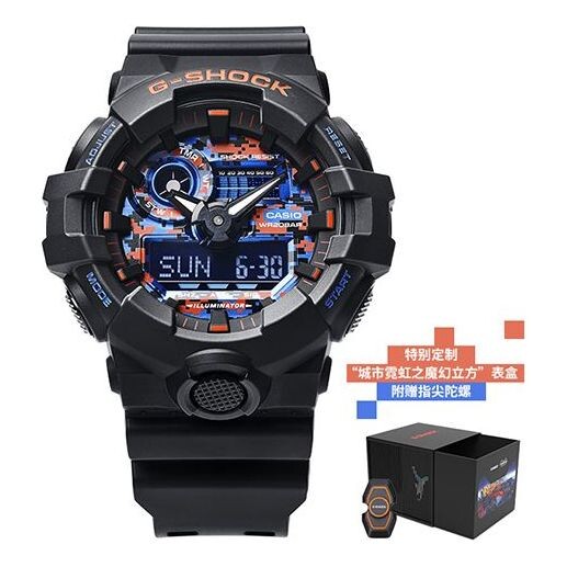 

Часы CASIO G-Shock Analog-Digital 'Black', синий