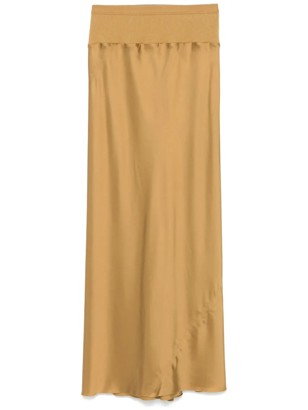 

Юбка Calf Bias Rick Owens, желтый