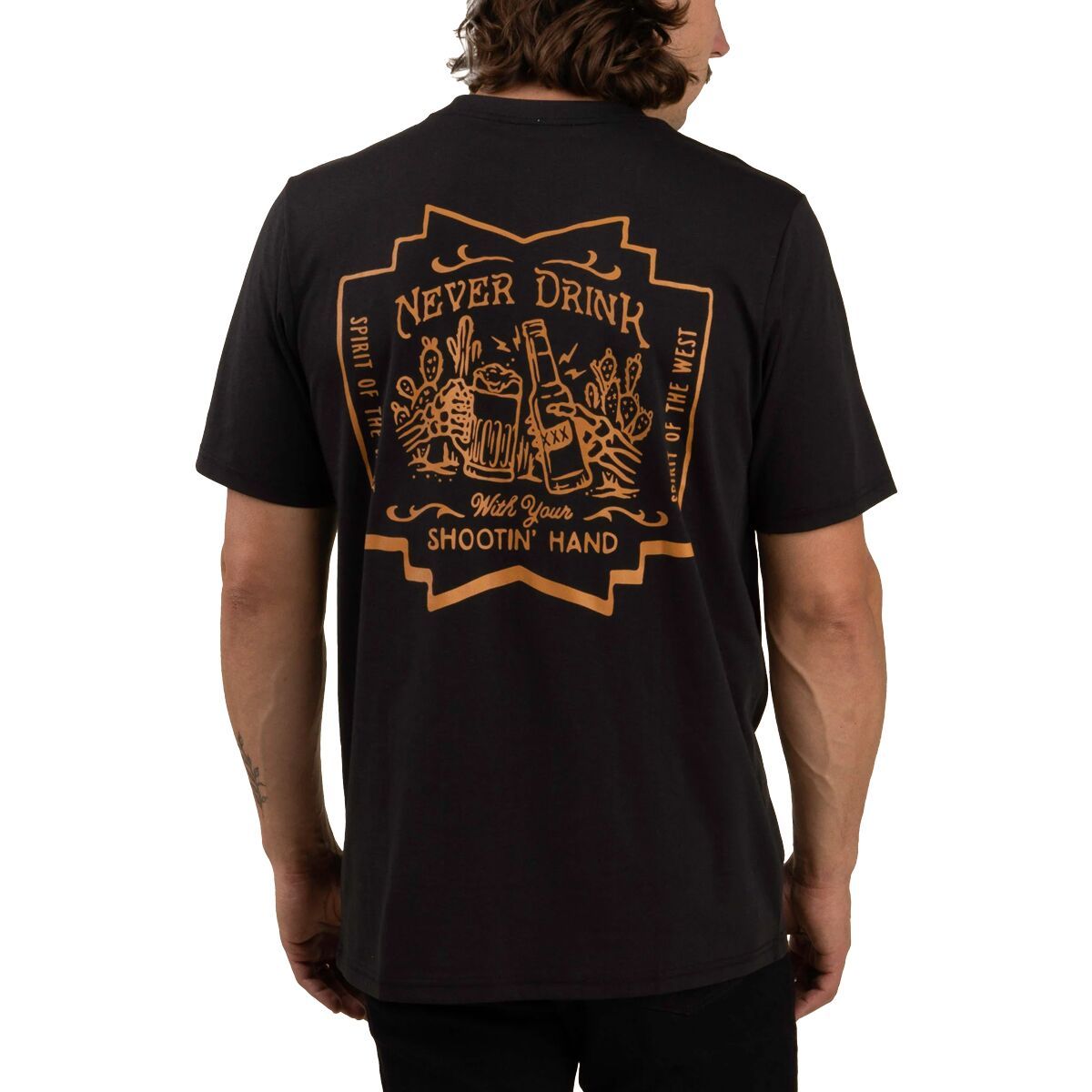 

Футболка Shootin' hand aisalud Sendero Provisions Co., черный