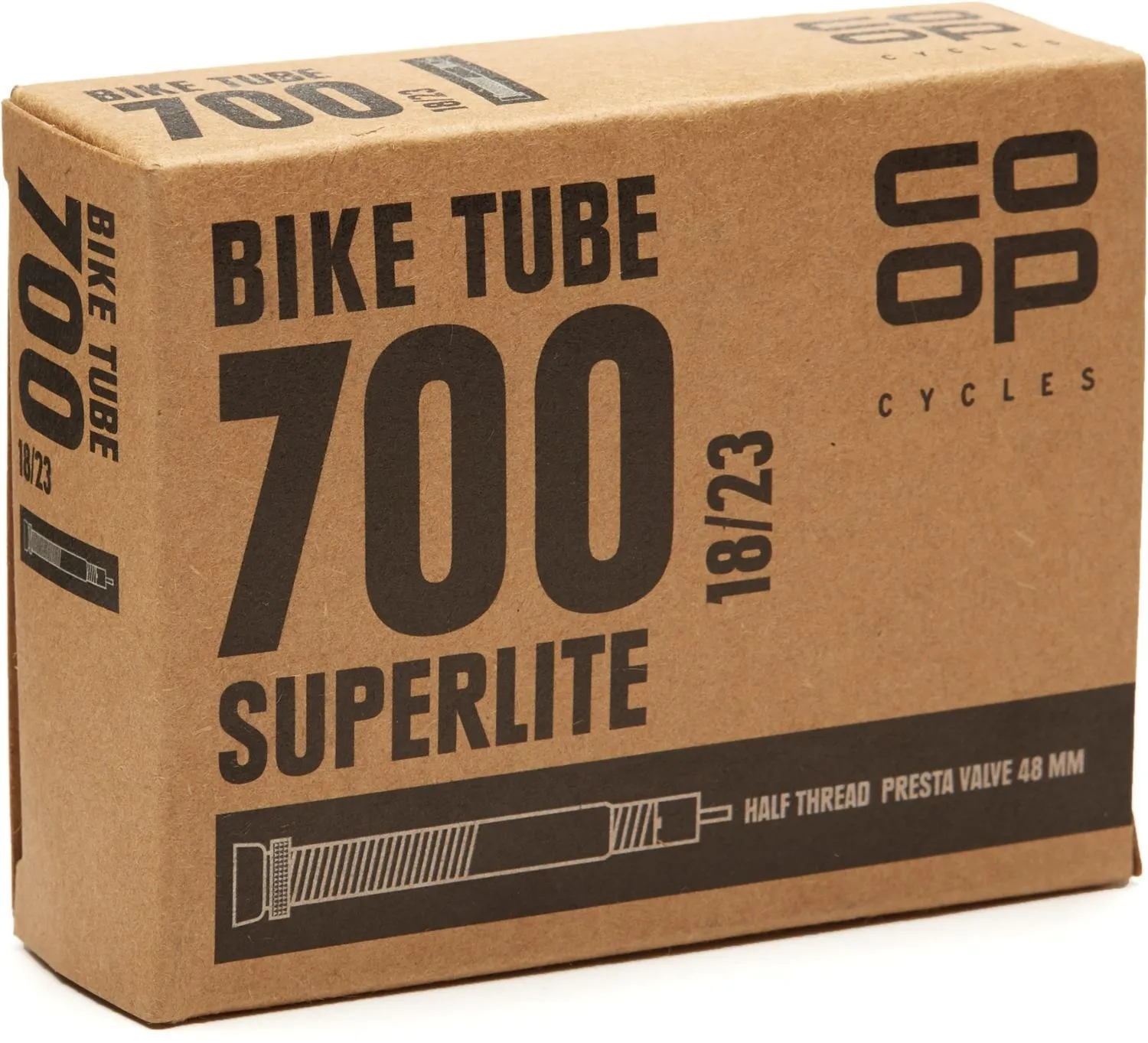 

Сверхлегкая камера Presta 700 x 18-23 Co-op Cycles, None