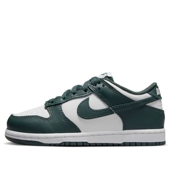 

Кроссовки dunk low 'white vintage green' Nike, белый