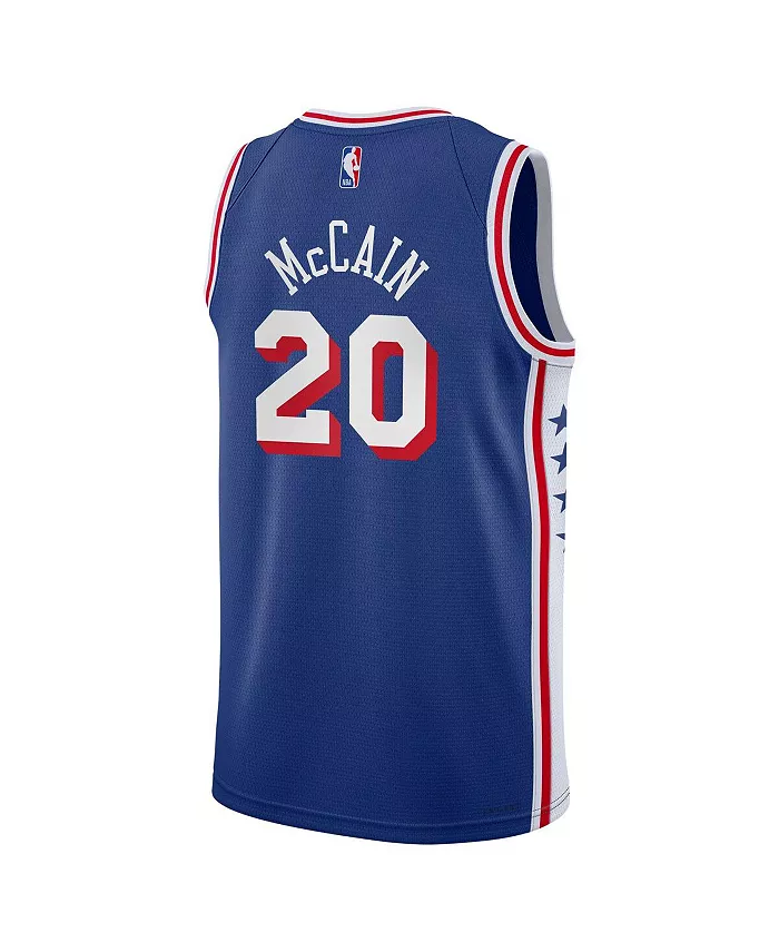 Футболка Philadelphia 76ers Swingman для подростков Jared McCain Nike — фото 2