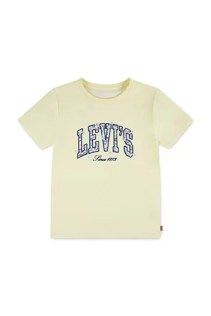 Футболка детская с аппликацией Levi's, желтый