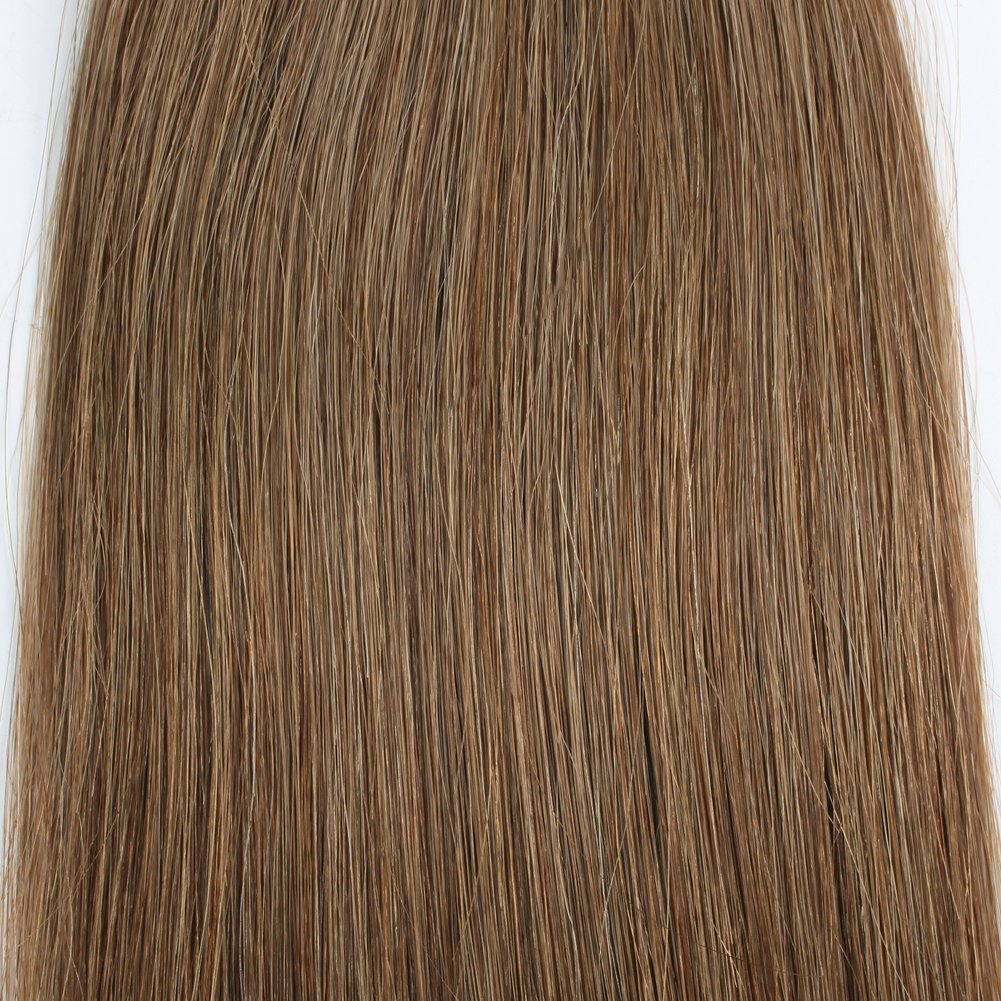 Накладные волосы clip in pferdeschwanz haarverlängerung #6 hellbraun - gelockt Fashiongirl — фото 2