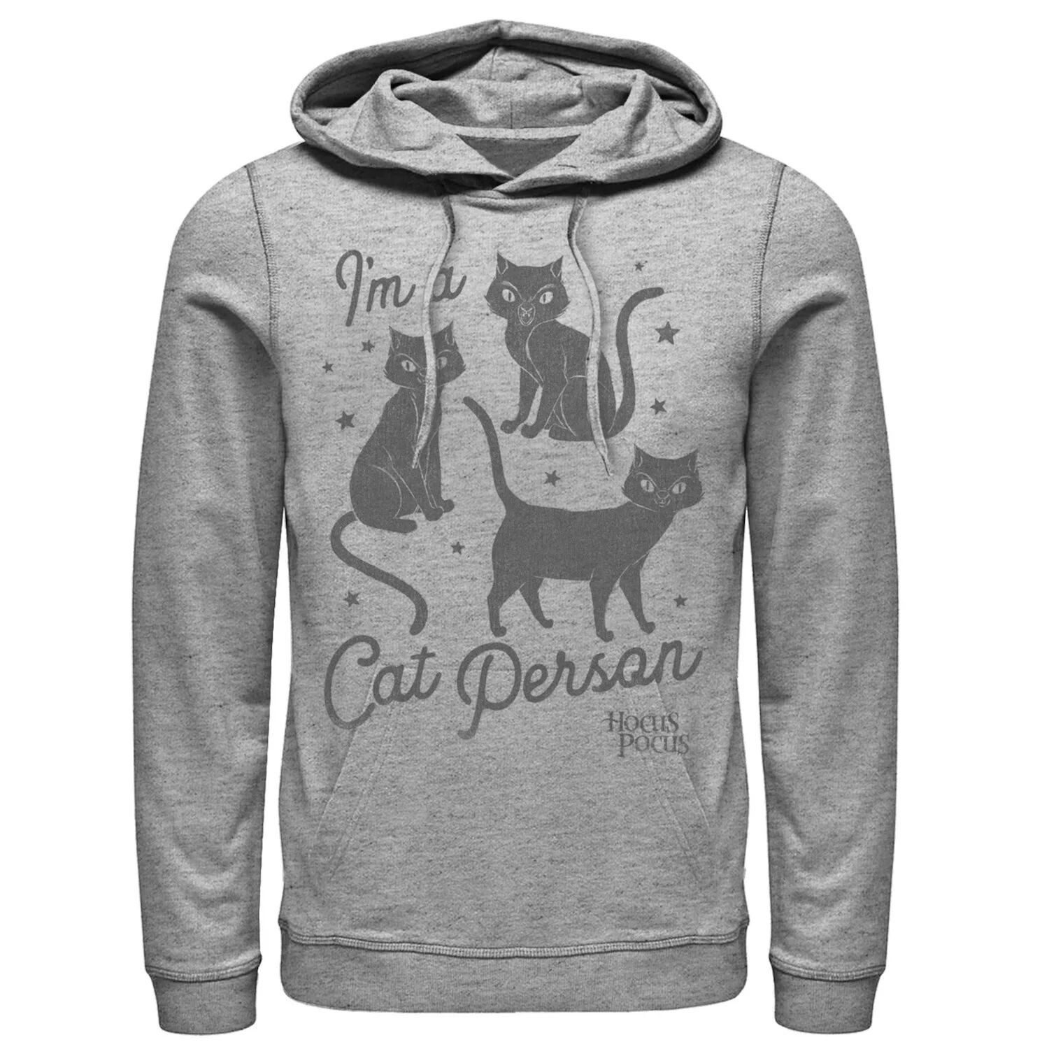 

Мужская толстовка с надписью Hocus Pocus Cat Person Licensed Character