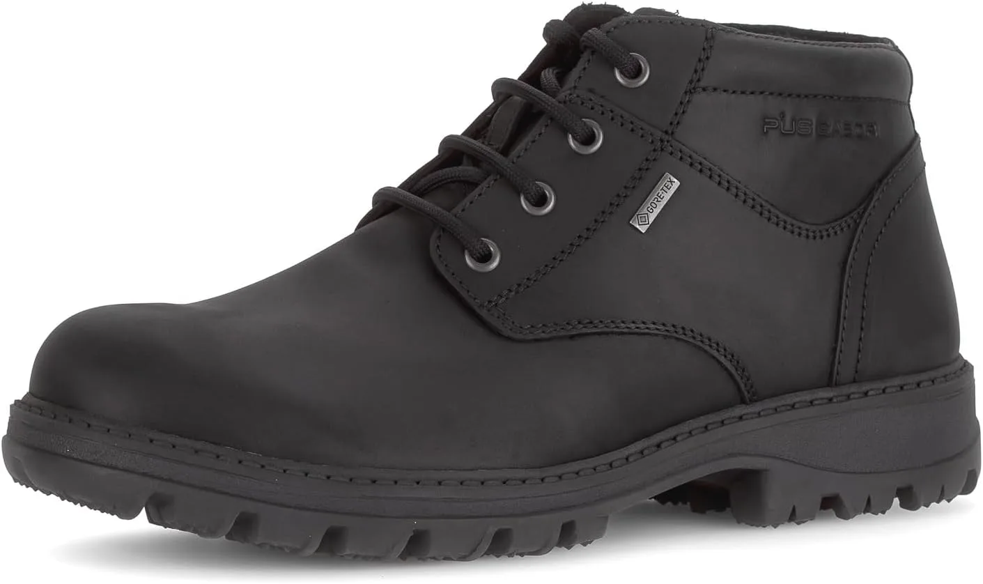 Мужские ботинки Pius Gabor, Gore-Tex, с прочной цепочкой, небольшой латексный подлокотник, шерстяная подошва, черный