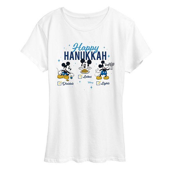 

Женская футболка с принтом Happy Hanukkah Disney, White, Белый, Женская футболка с принтом Happy Hanukkah Disney, White