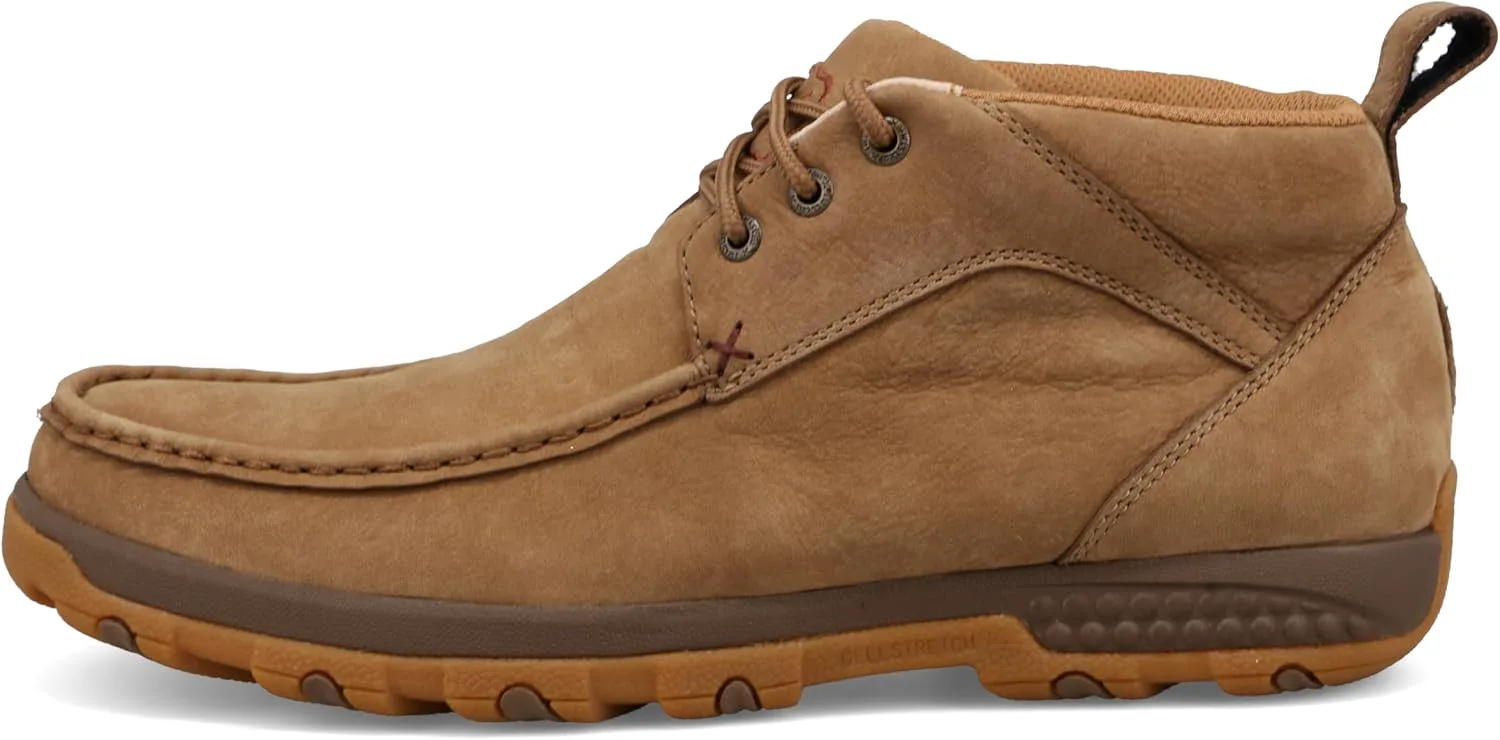 Мужские мокасины для вождения Twisted X Chukka, коричневый — фото 4