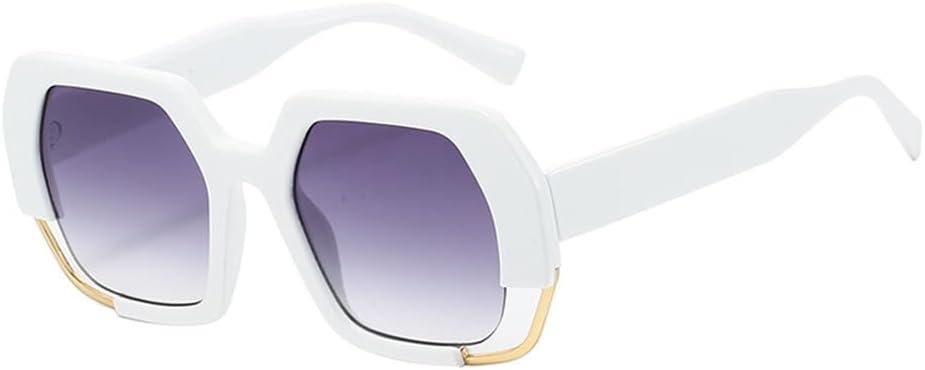 

Солнцезащитные очки для женщин с градиентным покрытием UV400, для мужчин с прозрачными линзами, для занятий спортом на открытом воздухе, бега и езды generic, White Gray Gradient