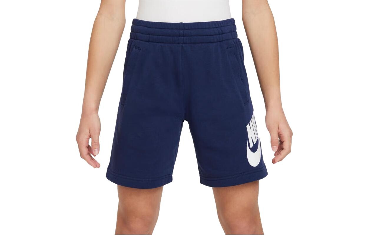 

Дети Шорты Nike, темно-синий