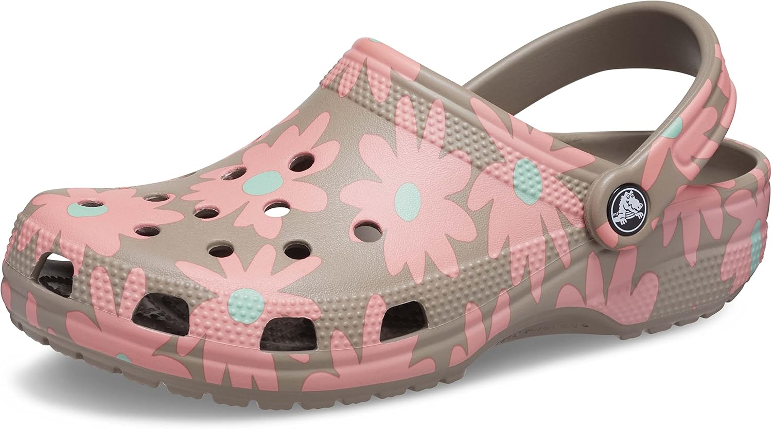 

Классические сабо Crocs унисекс для взрослых, Mushroom/Multi Flower