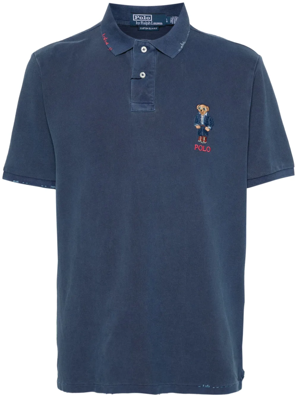 

Рубашка поло с декором Polo Bear POLO RALPH LAUREN, синий