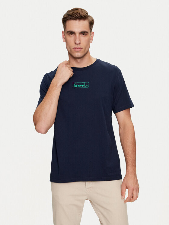 

Футболка стандартного кроя United Colors Of Benetton, синий
