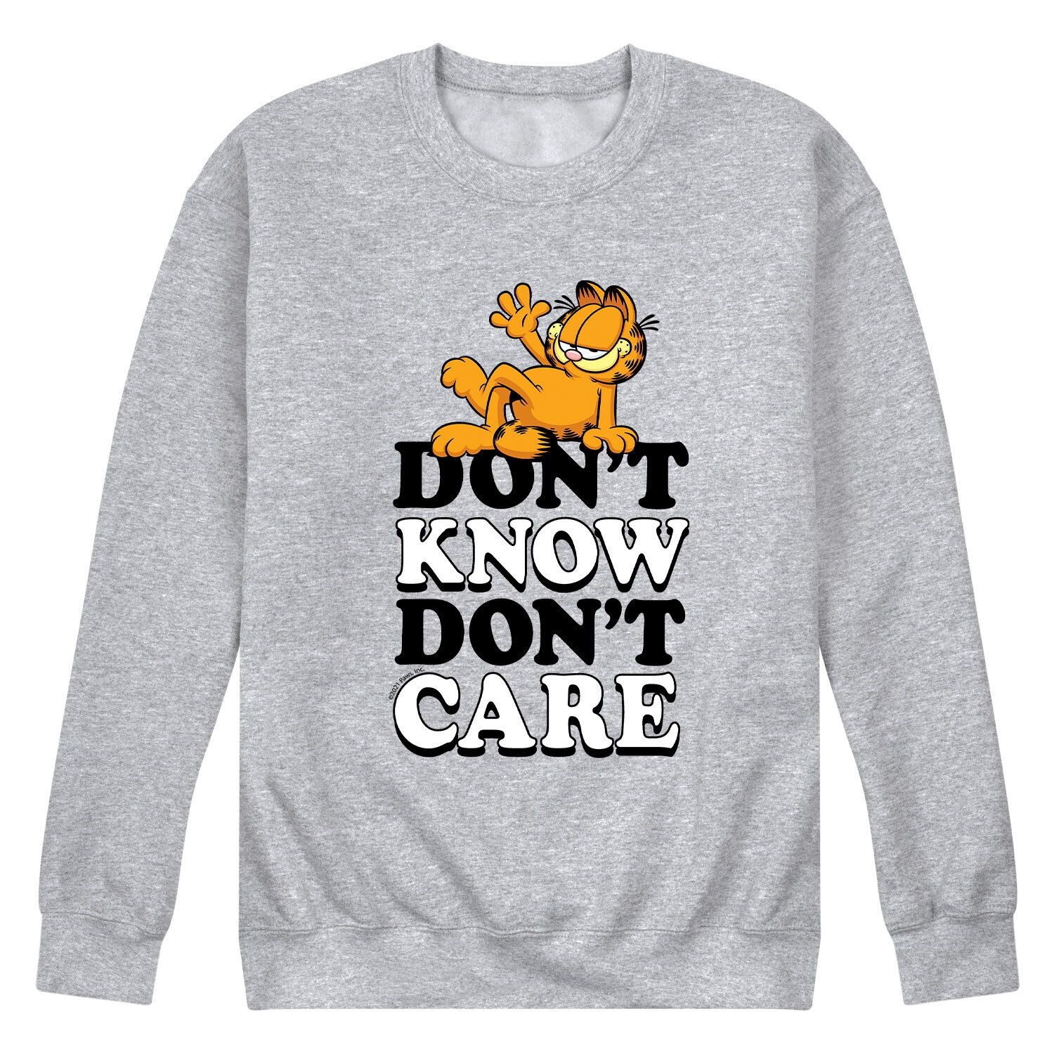 

Мужской свитшот Garfield Don't Care Licensed Character