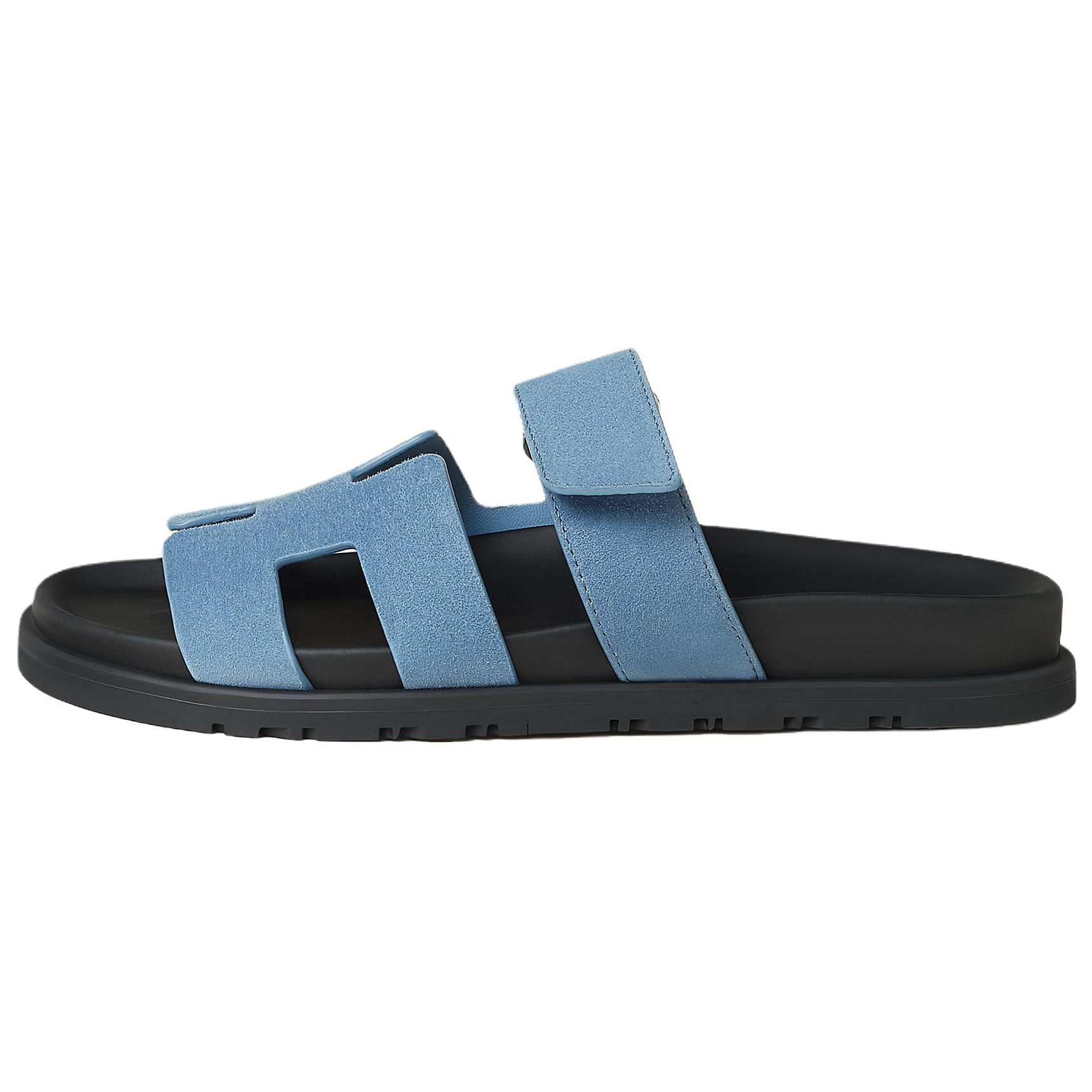 Шлепанцы Chypre Rubber Slide женские HERMES, синий