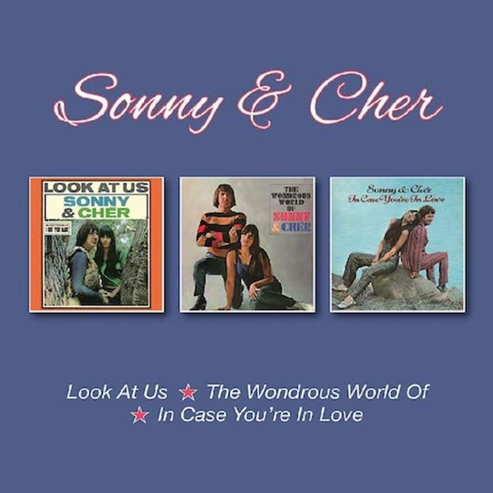 

Диск CD Look At Us / The Wondrous World Of Sonny & Cher / In Case You're In Love - Sonny & Cher