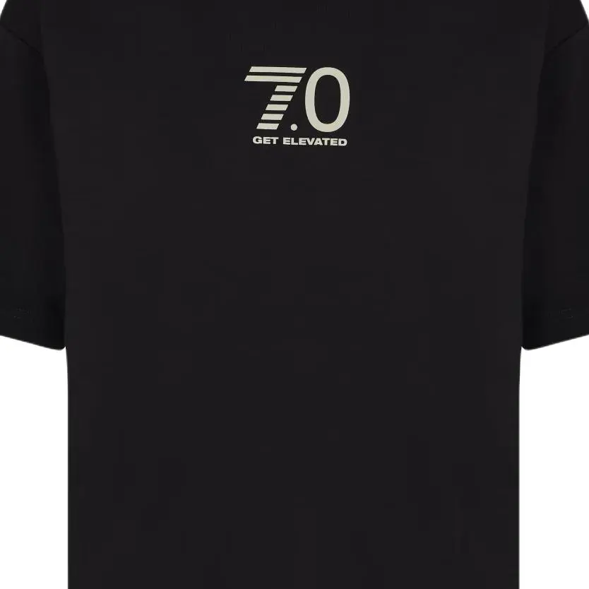 EMPORIO ARMANI Футболка EA7 мужская черная — фото 4