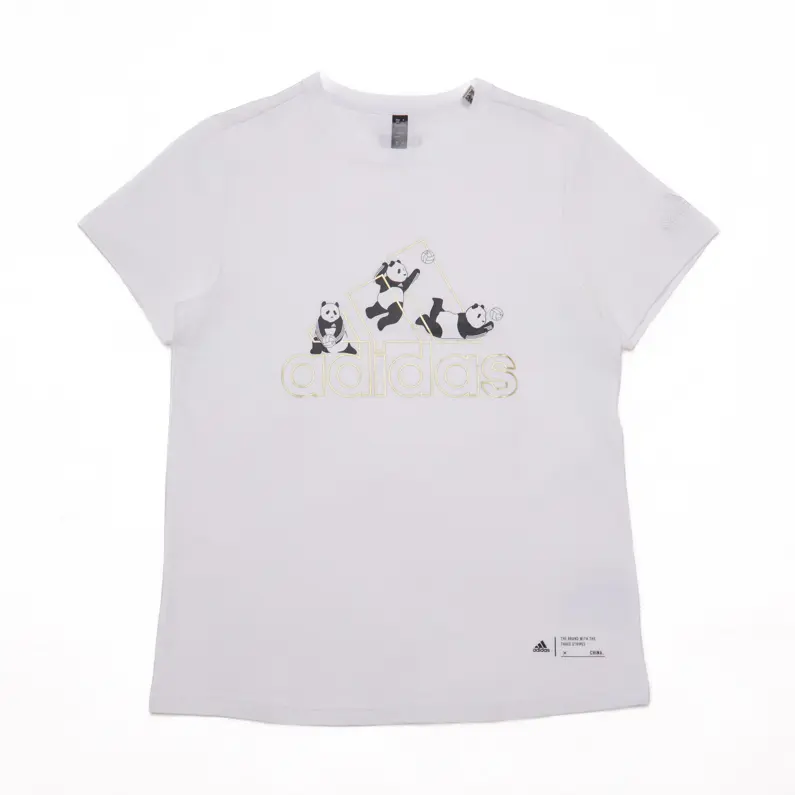 

Adidas Футболка SS25 женская белая, Белый, Adidas Футболка SS25 женская белая