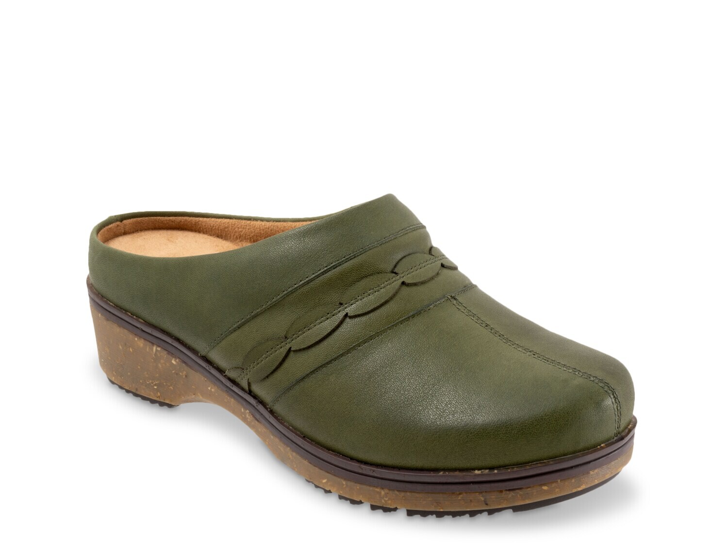 

Слипоны Soft Walk Amber, темно-оливковый