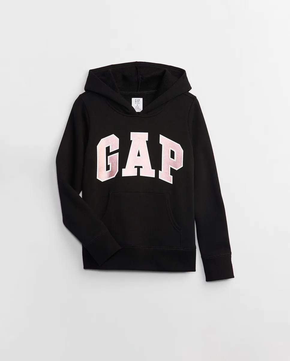 

Толстовка для девочки с логотипом Gap, черный