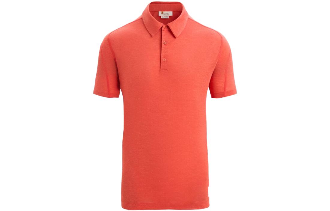 

Timberland Футболка-поло ICEBREAKER мужская оранжево-красная, Красный, Timberland Футболка-поло ICEBREAKER мужская оранжево-красная