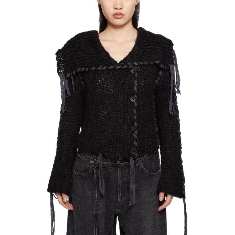 

Кардиган с завязками Acne Studios, черный