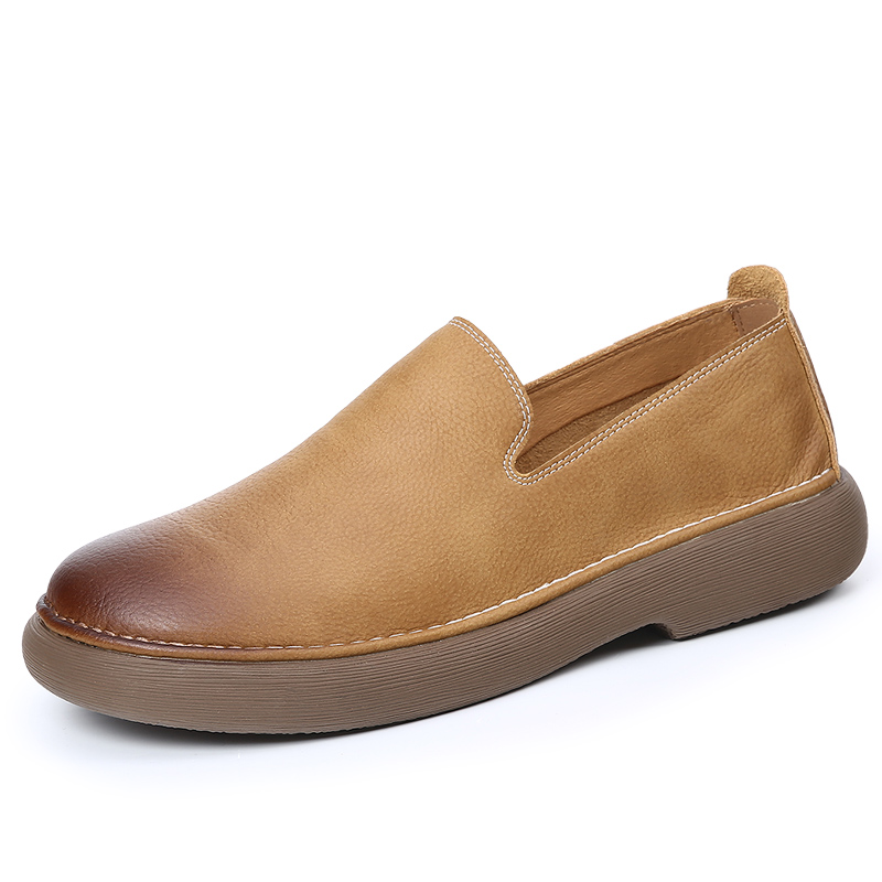 KACHILANG Мужские повседневные кроссовки Low Top желтые, цвет Yellow — фото 4