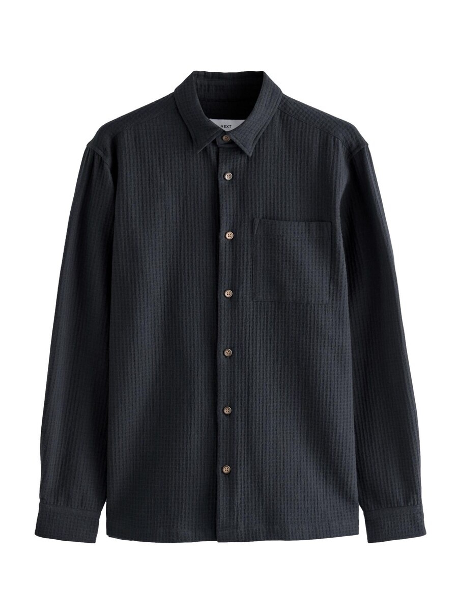 

Повседневная рубашка Next Regular fit Button Up Shirt, черный