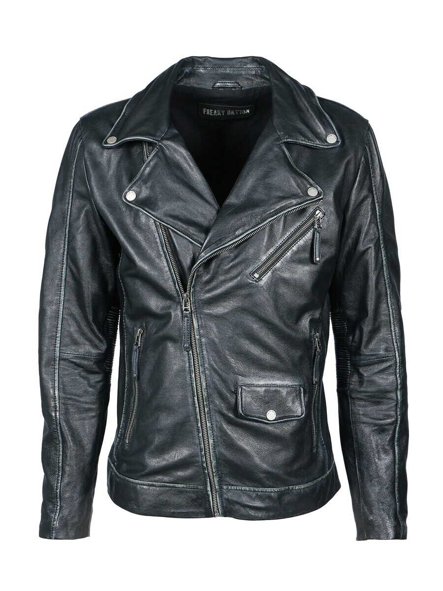 

Кожаная куртка FREAKY NATION Between-Season Jacket Mr.Buzz, черный