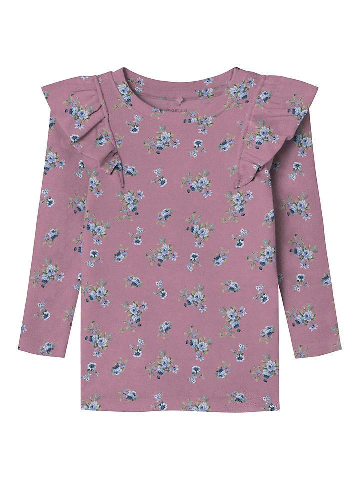 

Лонгслив name it Longsleeve Rline, розовый